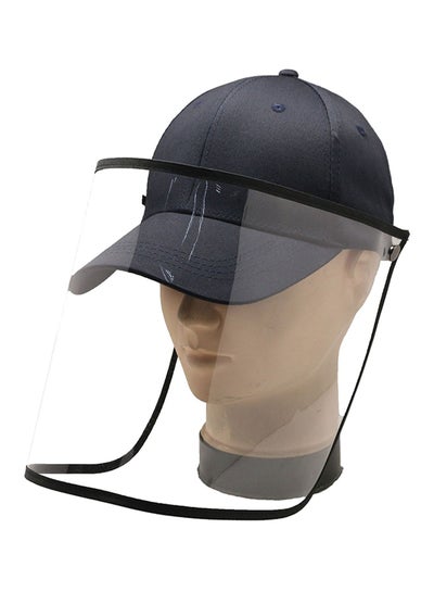 Buy Adjustable Anti-Saliva And Anti-Dust Face Protective Cap Black 26x24x1centigram in UAE