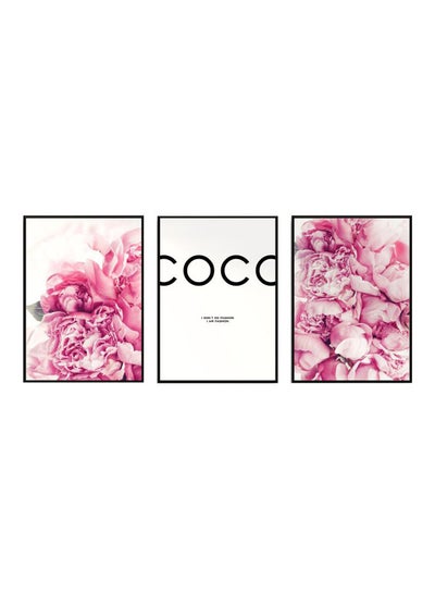 chanel picture frame set of 3