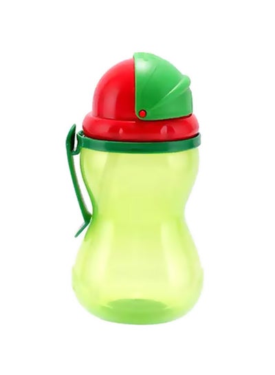 Buy Canpol babies Sport Cup with Silicon Flip-top Straw 370ml green in Egypt