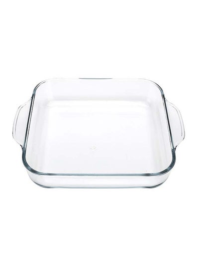 Buy Ovensafe Glass Square Roaster clear 2,4Liters in Saudi Arabia