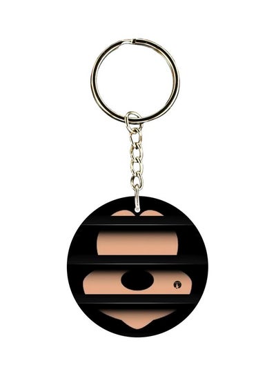 Buy Cartoon Printed Double Sided Keychain in UAE