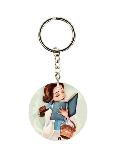 Buy Cartoon Printed Double Sided Keychain in UAE