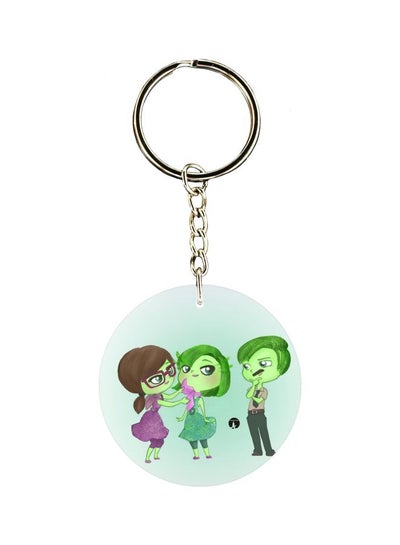 Buy Cartoon Character Printed Keychain in UAE