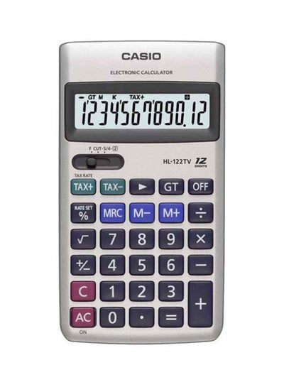 Buy HL-122TV 12 Digits Financial Calculator Silver in Saudi Arabia