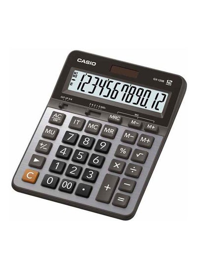 Buy Mini Desktop Calculator GX-120B-W-DC Grey in Egypt