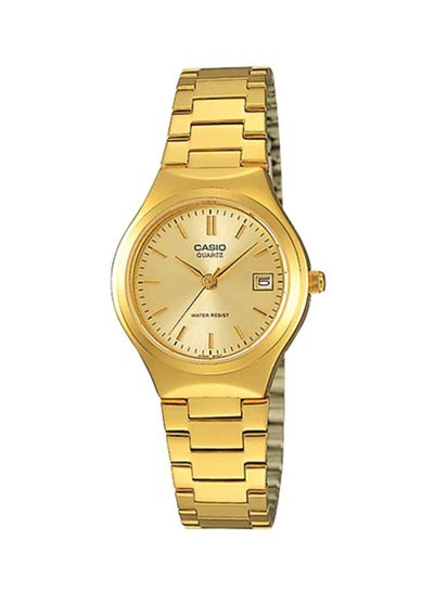 اشتري ساعة يد إنتايسر بعقارب طراز LTP 1170 N - 9A - 26 مم - ذهبي للنساء في السعودية
