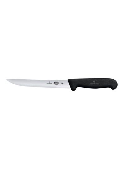 Buy Fibrox Carving Knife Black/Silver in UAE