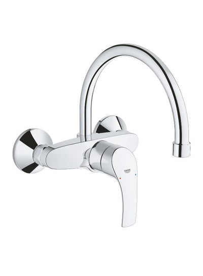 Buy Eurosmart Single Lever Sink Faucet Chrome in UAE