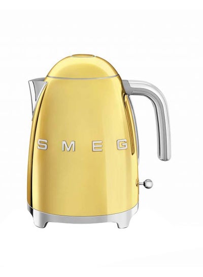 Buy 50's Retro Style Kettle 2400 W 1.7 L 2400 W KLF03GOUK/AU Gold in UAE