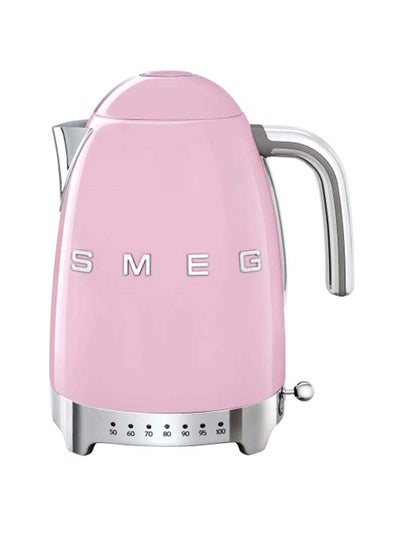 Buy 50's Retro Style Kettle 1.7 L KLF04PKUK Pink/Silver in Saudi Arabia