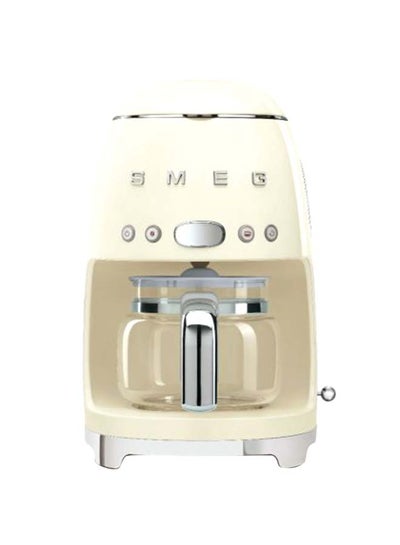 Buy 50'S Retro Style Aesthetic Drip Filter Coffee Machine 1.4 L 1050 W DCF02CRUK/AU Cream in UAE