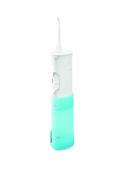 Buy Portable Dental Water Flosser White/Green 410g in UAE