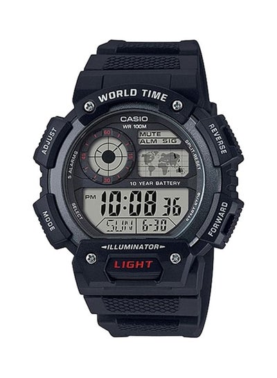 اشتري ساعة يد رقمية للشباب AE-1400WH-1AVDF - 51 مم - أسود للرجال في مصر