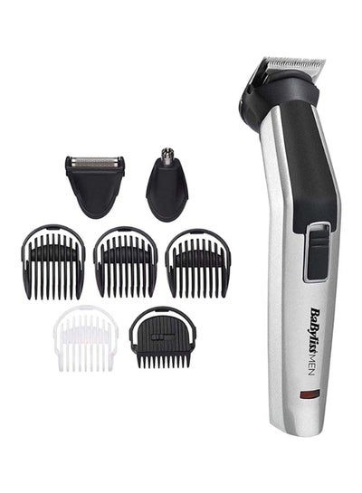 Buy Trimmer, 8-In-1 Multi-Trimmer Versatility And Easy-To-Use Design, Titanium Blades For Precise Cutting With Efficient Trimming Performance, Cordless Operation For Convenience - MT726SDE, Silver Silver/Black/White in UAE