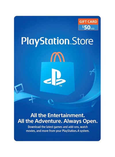 Buy PlayStation Store Gift Card $50 USD in Saudi Arabia