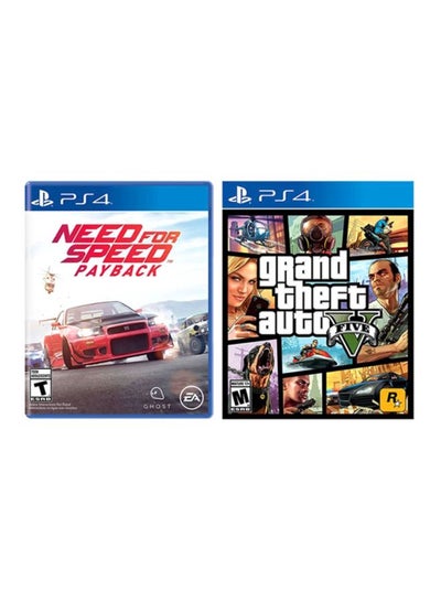 اشتري لعبة "Need For Speed Payback" + لعبة " Grand Theft Auto V" (إصدار عالمي) - سباق - بلاي ستيشن 4 (PS4) في الامارات