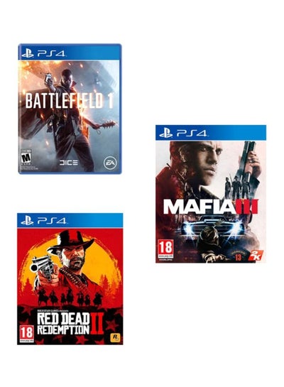 Battlefield + Mafia 3 + Red Dead Redemption 2 (Intl Version) - PlayStation 4 (PS4) price in Saudi Arabia | Noon Saudi Arabia | kanbkam