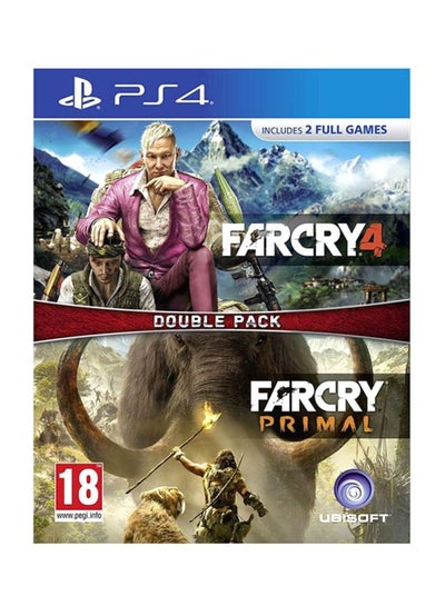 اشتري لعبة فيديو "Far Cry 4 + Far Cry Primal" عبوة مزدوجة (إصدار عالمي) - الأكشن والتصويب - بلاي ستيشن 4 (PS4) في مصر