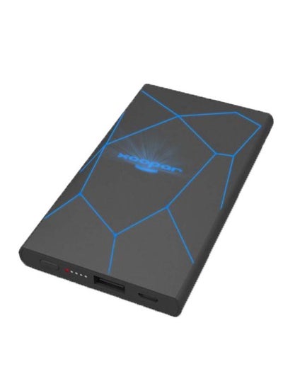Buy 5000.0 mAh Portable Wireless Geo Power Bank Black in UAE