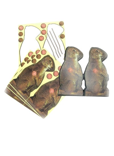 Buy Pair Of 4 Rabbit Shaped Paper Sticker With Targets 8inch in Saudi Arabia