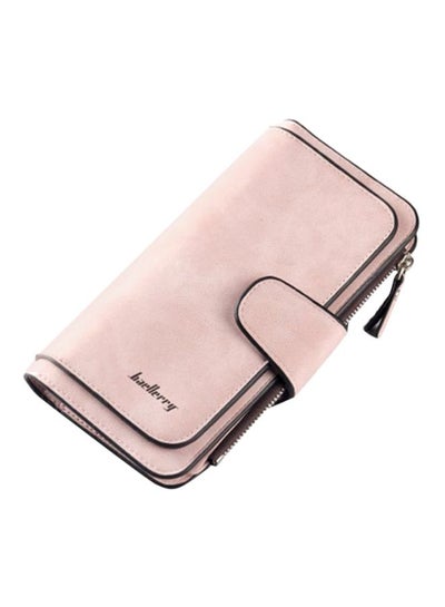 Buy Zip Closure Wallet Beige in Saudi Arabia