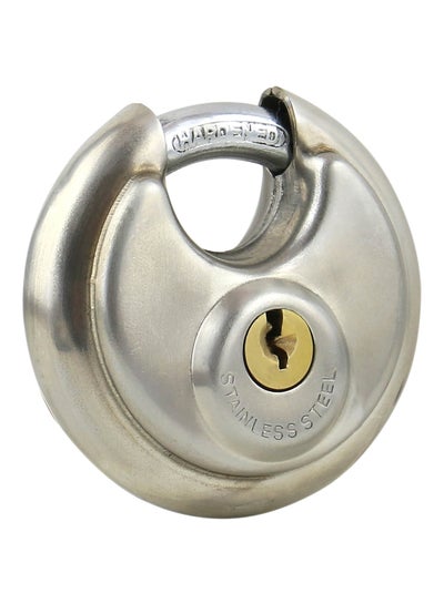 Buy Six Pin Locking Mechanism With 2 Keys Silver/Gold 10x17x3centimeter in UAE