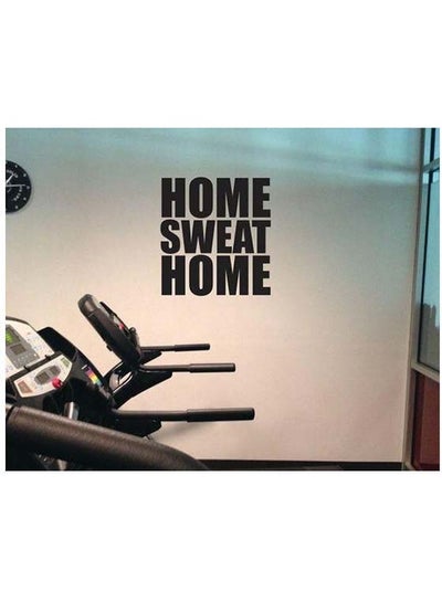 اشتري ملصق جداري للديكور بتصميم عبارة Home Sweat Home أسود 50x50Ø³Ù†ØªÙŠÙ…ØªØ± في مصر