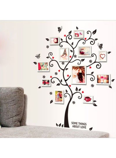 Buy Decorative Family Tree Themed Wall Sticker Multicolour 120 x 100cm in Egypt