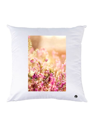 Buy Printed Pillow Case polyester White 30x30cm in Egypt