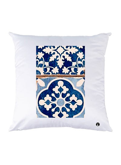 Buy Printed Pillow Case polyester White 30x30cm in Egypt