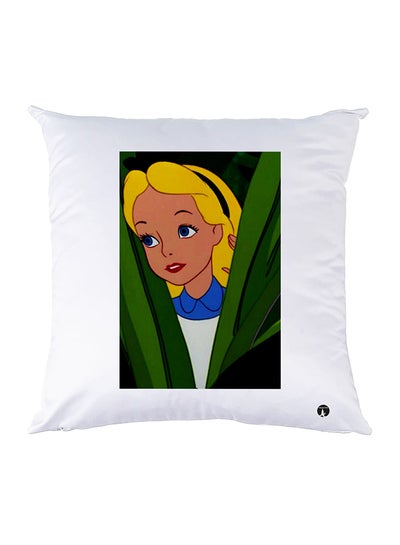 Buy Printed Pillow polyester White 30x30cm in Egypt