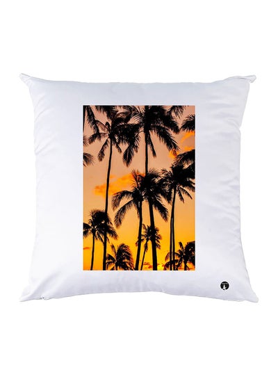 Buy Printed Pillow polyester White 30x30cm in Egypt