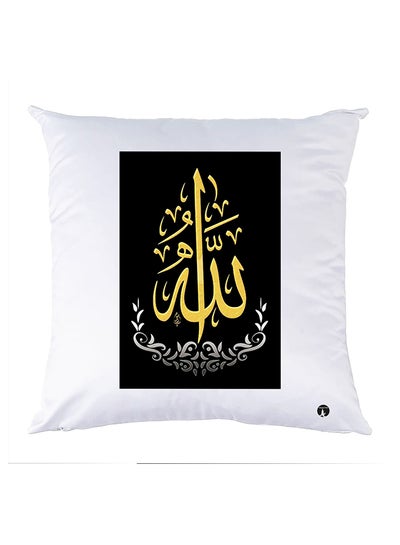 Buy Printed Pillow Case polyester White 30x30cm in Egypt