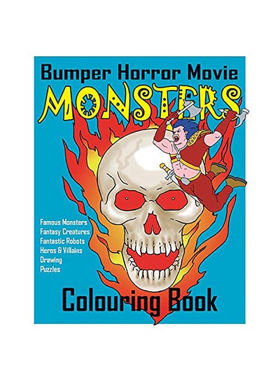 Buy Bumper Horror Movie Monsters Colouring Book paperback english in UAE