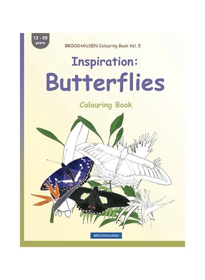 اشتري Brockhausen Colouring Book Vol. 5 - Inspiration: Butterflies: Colouring Book paperback english في الامارات