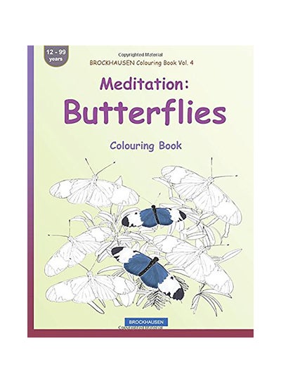 Buy Meditation: Butterflies Colouring Book paperback english in UAE