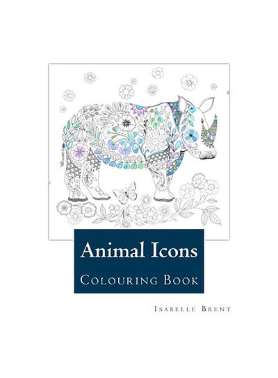 Buy Animal Icons: Colouring Book paperback english in UAE