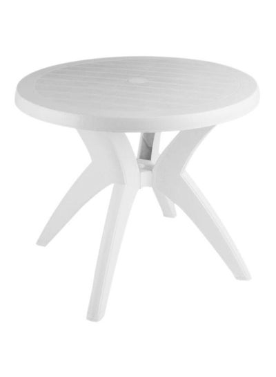 Buy Diana Round Table White 85x72x72cm in Egypt