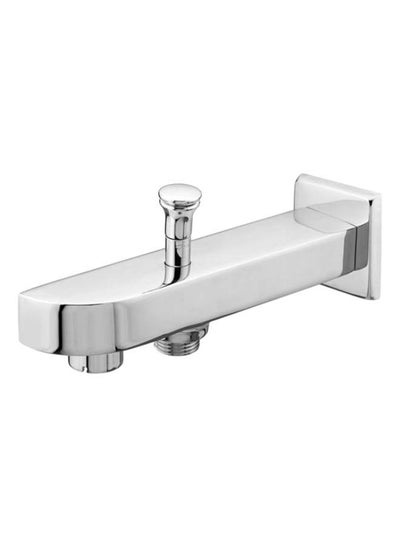 Buy Bath Tub Button Spout Silver in UAE