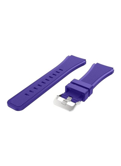 Buy Replacement Silicone Band For Samsung Galaxy Watch 46mm Purple in Egypt