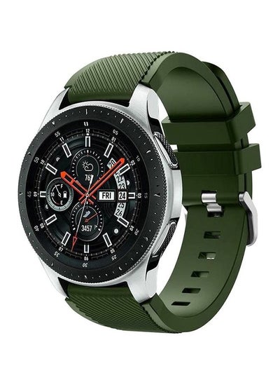 Buy Replacement Silicone Band For Samsung Galaxy Watch 46mm Green in Egypt