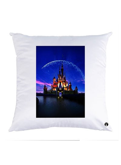 Buy Printed Pillow polyester White 30x30cm in Egypt