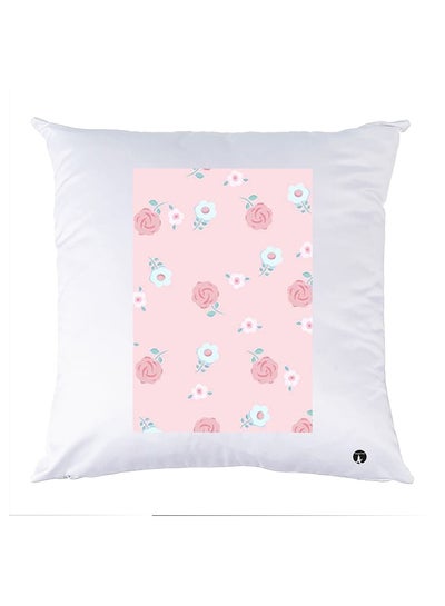 Buy Printed Pillow polyester White 30x30cm in Egypt