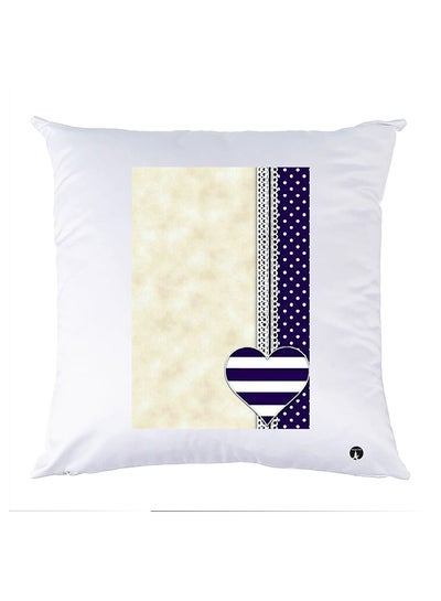 Buy Printed Pillow polyester White 30x30cm in Egypt