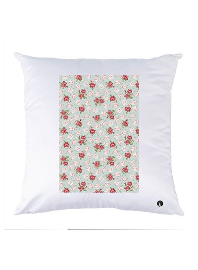 Buy Printed Pillow Case polyester White 30x30cm in UAE