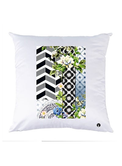 Buy Printed Pillow Case polyester White 30x30cm in Egypt