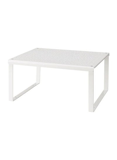 Buy Rectangular Shelf Insert White 16x28centimeter in UAE