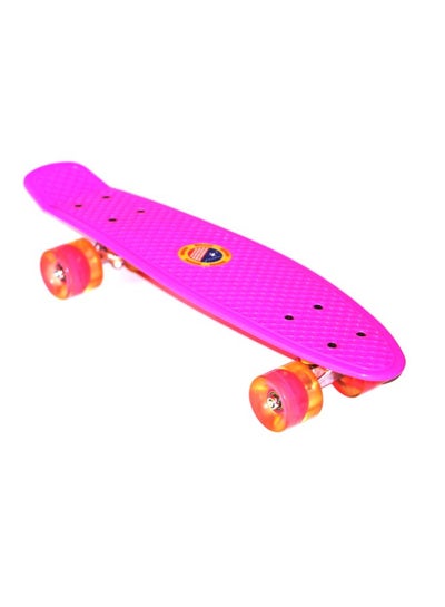 Buy Single-Warped Fish Plate Skateboard 56x15x7cm in Saudi Arabia