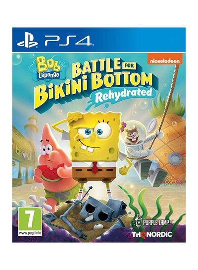 اشتري لعبة الفيديو "SpongeBob Squarepants Battle For Bikini Bottom Rehydrated" (إصدار عالمي) - adventure - playstation_4_ps4 في الامارات