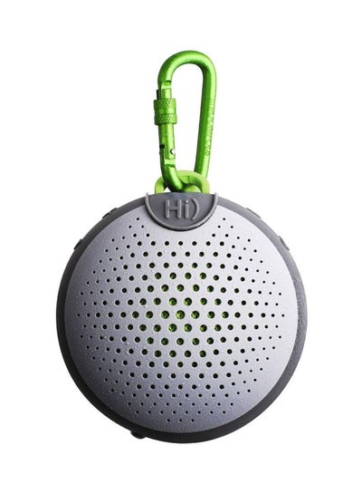 Buy Aquablaster Waterproof Bluetooth Speaker Grey/Green in UAE